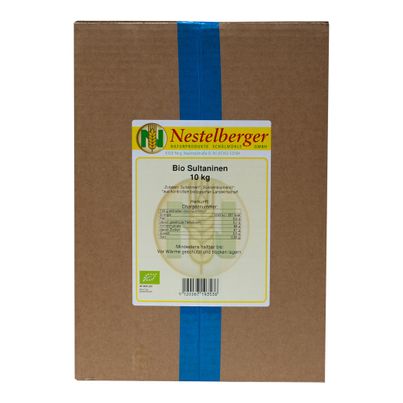 Bio Sultaninen      10kg 10000g von Nestelberger