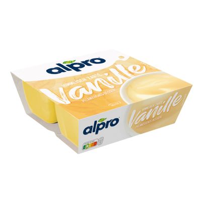 Soy dessert vanilla 4x125g from Alpro