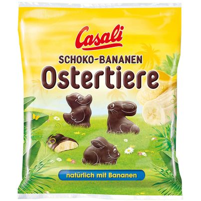 Casali Schoko Bananen Ostertiere 125g