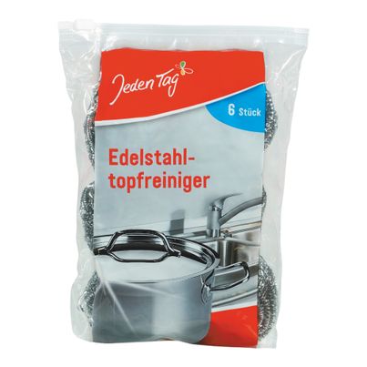Edelstahl-Scheuerspirale 6Stück von Jeden Tag