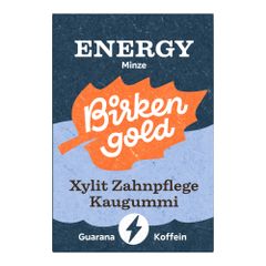 Bio Kaugummi Energy Minze 28g - 20er Vorteilspack von Birkengold