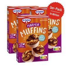 Dr. Oetker Marmor Muffins 3er-Set