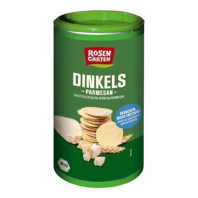 Bio Dinkels Parmesan Cräcker 100g - 6er Vorteilspack von Rosengarten