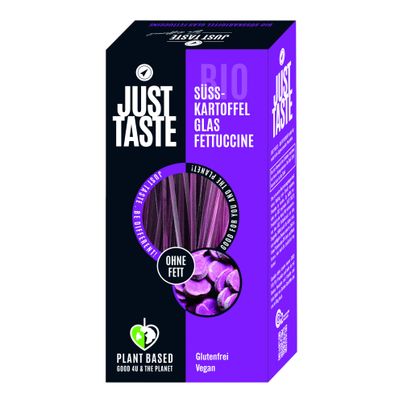 Bio Süßkartoffel Glas Fettuccine 250g - 6er Vorteilspack von Just Taste