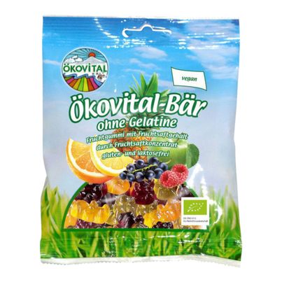 Bio Ökovital Bär ohne Gelatine 80g - 12er Vorteilspack von Ökovital Rösner