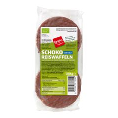 Bio Schoko-Reiswaffeln Vollmilch 100g - 12er Vorteilspack von Green Organics