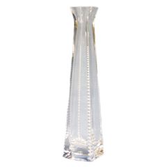 Handgravierte Rosenvase Pyramide