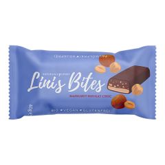 Bio Hazelnut Nougat Choc 40g - 12er Vorteilspack von Lini's Bites