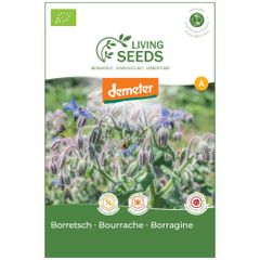 Bio Borretsch 5.1g Saatgut von Living Seeds