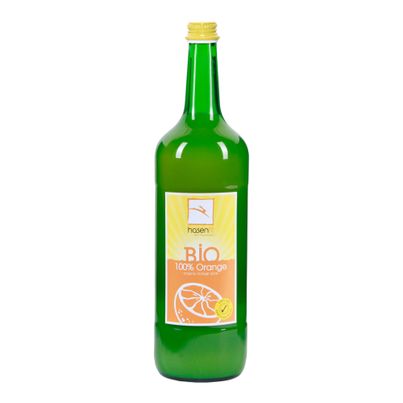 Bio Orangensaft MW 1000ml - 6er Vorteilspack von Hasenfit