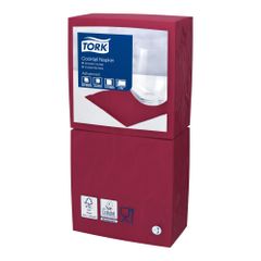 Servietten 2lg.bordeaux24x24cm 200ct von Tork