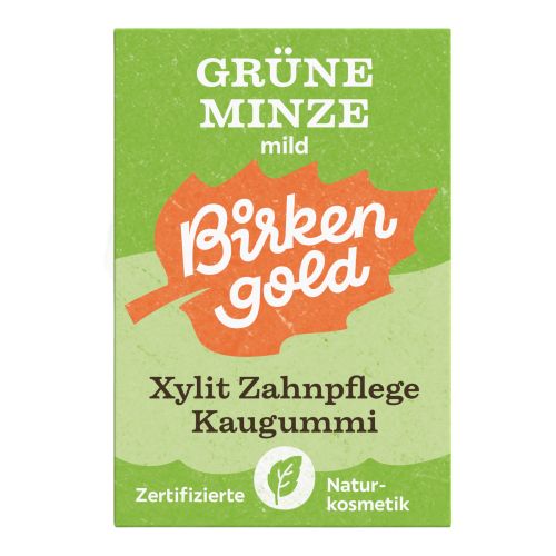 Bio Natur Zahnpflege grüne Minze 28g - 12er Vorteilspack von Birkengold