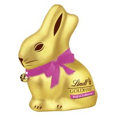 Goldhase weiß & Erdbeere 100g von Lindt
