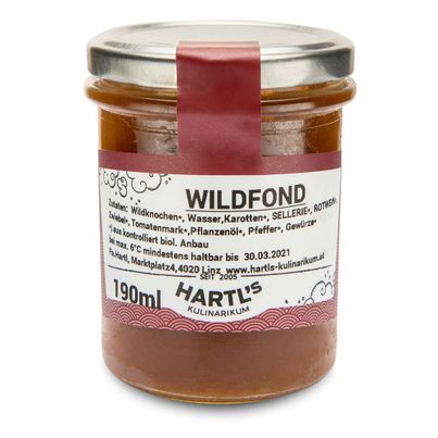 Wildfond 190g - Fertiggericht von Hartls Kulinarikum