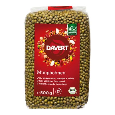 Bio Mungbohnen 500g - 8er Vorteilspack von Davert