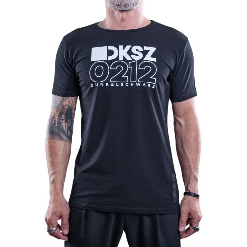 Dunkelschwarz T-shirt DS-1 QUADRO black