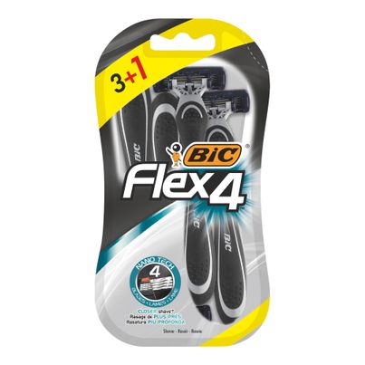 Rasierer Flex4 3+1Stück von Bic