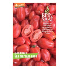 Bio San Marzano nano Samen - 5er Vorteilspack von Reinsaat
