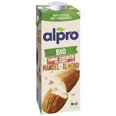 Bio Mandeldrink ohne Zucker 1000ml - 8er Vorteilspack von Alpro