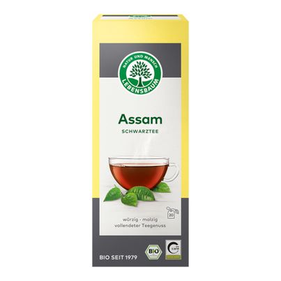 Bio Schwarztee Assam 20 Beutel 40g von Lebensbaum