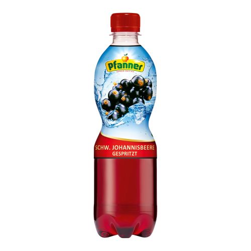 Blackcurrant juice 500ml - 12er advantage pack from Pfanner