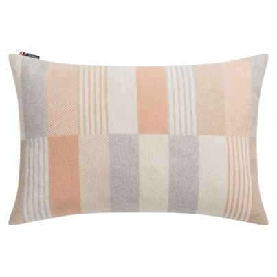 Cushion Cover Checks/Stripes Color Cork 40x60cm by David Fussenegger