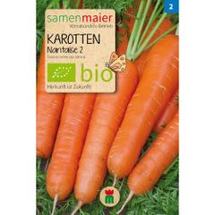 Bio Karotten Nantaise 2 - Saatgut für zirka 300 Pflanzen