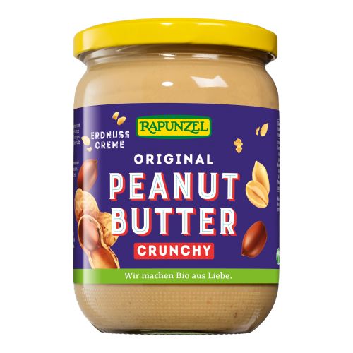 Bio Peanutbutter Crunchy 500g - 6er Vorteilspack von Rapunzel Naturkost