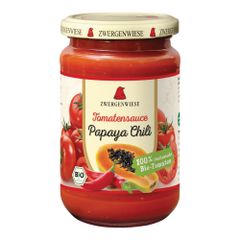 Bio Tomaten Sauce Papaya Chili 350g - 6er Vorteilspack von Zwergenwiese