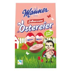 Manner Erdbeercreme Ostereier 150g