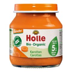 Bio Babygläschen Karotten - ab 5 Monaten - 125g - 6er Vorteilspack von Holle