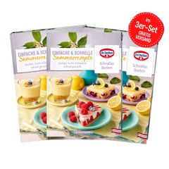 Dr. Oetker Rezeptbuch-Set "Einfache & schnelle Sommerrezepte" 3er-Set