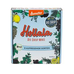 HOLLALA organic syrup tasting Set 8x60 ml