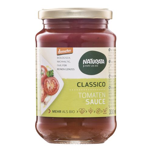 Bio Tomaten Sauce Classic 330ml - 6er Vorteilspack von Naturata