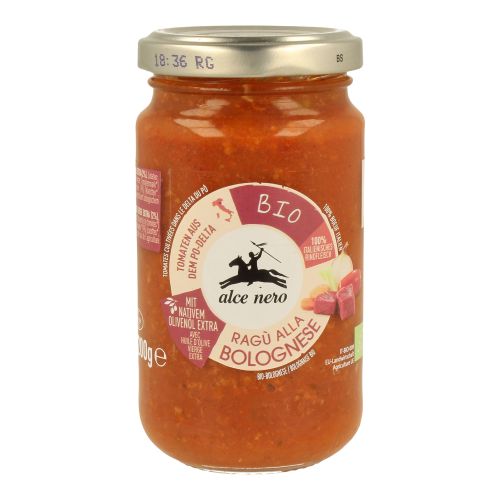 Bio Tomatensauce Bolognese 200g - 12er Vorteilspack von Alce Nero