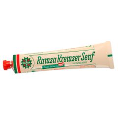 Ramsa Kremser Senf 100g - Cremige Konsistenz - Süß-milder Geschmack - Helle und dunkle Senfkörner von Ramsa Wolf