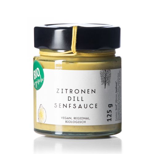 Bio Zitronen Dill Senf Sauce 125g von Gutes aus Obritz