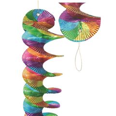 Spiralgirlande DM=8cm 60cm 4Stück von Decor Service