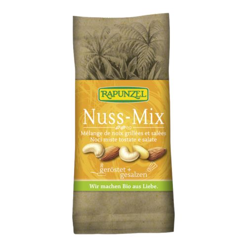 Bio Nuss-Mix geröstet gesalzen 60g - 10er Vorteilspack von Rapunzel Naturkost