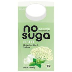 Organic Iced Tea: Elderflower & Lemon Balm 500ml – 8-pack value pack by No Suga