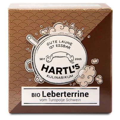 Bio Leberterrine vom Turopoljeschwein 100g - Fertiggericht von Hartls Kulinarikum