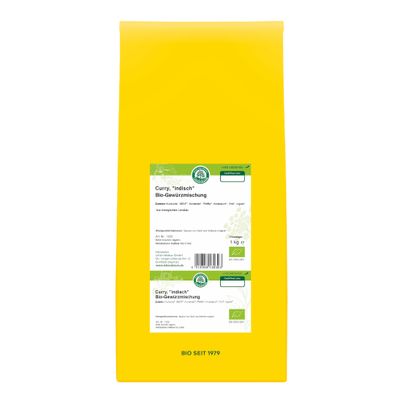 Bio Curry indisch 1000g - Einzelgewürz von Lebensbaum