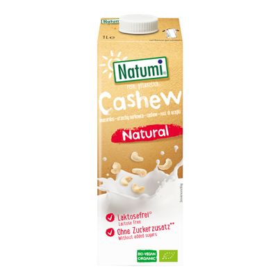 Bio Cashewdrink Natural 1000ml - 8er Vorteilspack von Natumi