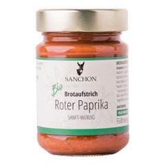 Bio Roter Paprika Brotaufstrich 190g - 6er Vorteilspack von Sanchon