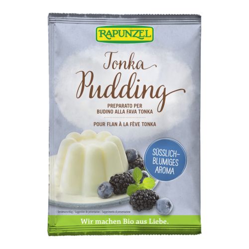 Bio Pudding-Pulver Tonka 40g - 25er Vorteilspack von Rapunzel Naturkost