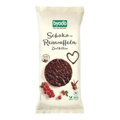 Bio Schoko Reiswaffeln-Zartbitter 65g - 12er Vorteilspack von Byodo