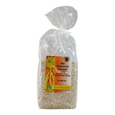Bio Amaranth gepoppt 150g - 10er Vorteilspack von Nestelberger