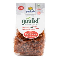Bio Goodel Rote Linsen Fussili 250g - 5er Vorteilspack von Govinda