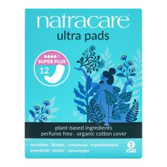 Bio Damenbinden Ultra Super Plus 12ct - 12er Vorteilspack von Natracare