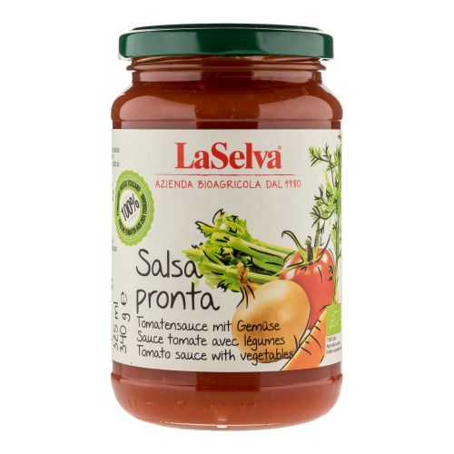 Organic Salsa pronta spaghetti sauce 340g - value pack of 6 from La Selva